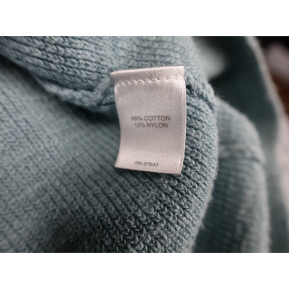 J. Jill Womens 4X Seafoam Green V-Neck A-Line Textured Knit Pullover Sweater - Picture 9 of 11